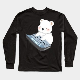 Soundman Bear with Earphone | Bunniesmee Long Sleeve T-Shirt